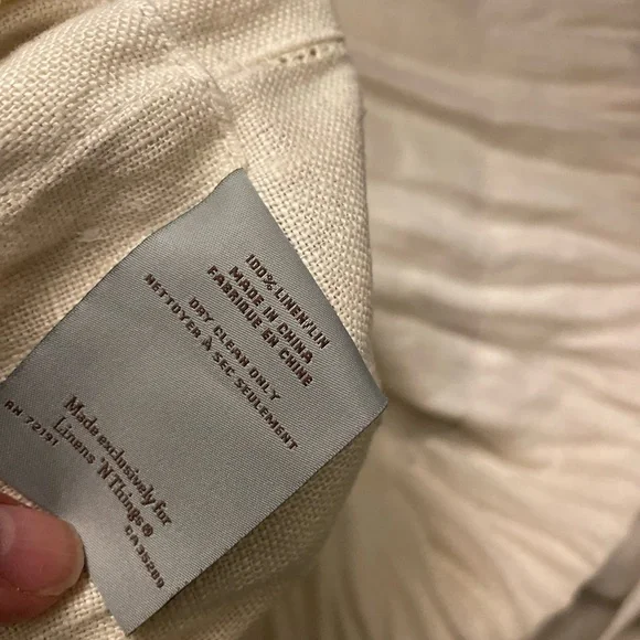 2 VTG Nate Berkus Linen Neutral Curtains - Picture 5 of 5